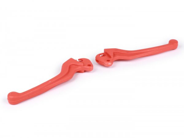 Brake Lever + Clutch Lever (set) Utah (nos)  Red