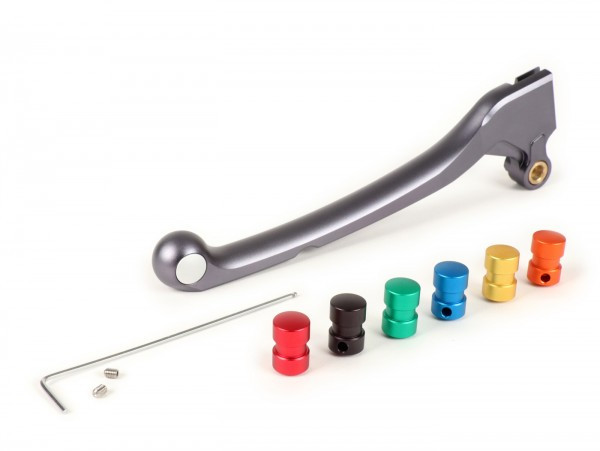 Brake Lever Lhs, Rear Bikers  Matt Grey