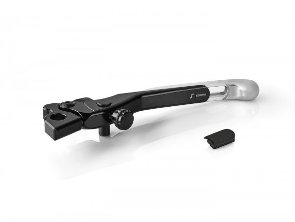 Brake Lever Lhs, Rear, Silver Rizoma, Adjustable Plus