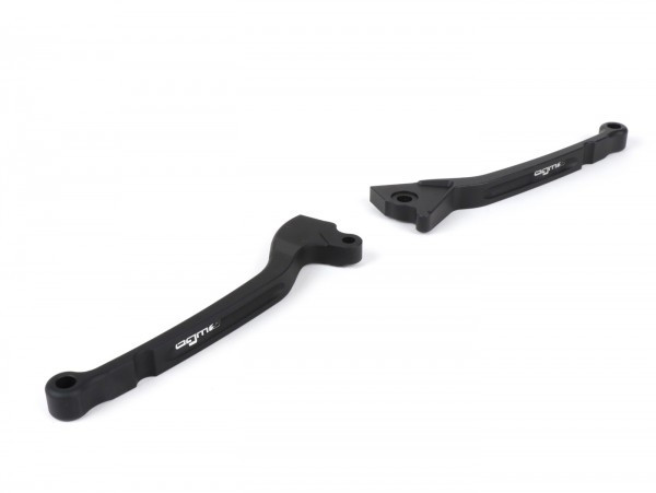 Pair Of Brake Levers BGM Pro Sport, Long (165mm)  Matt Black