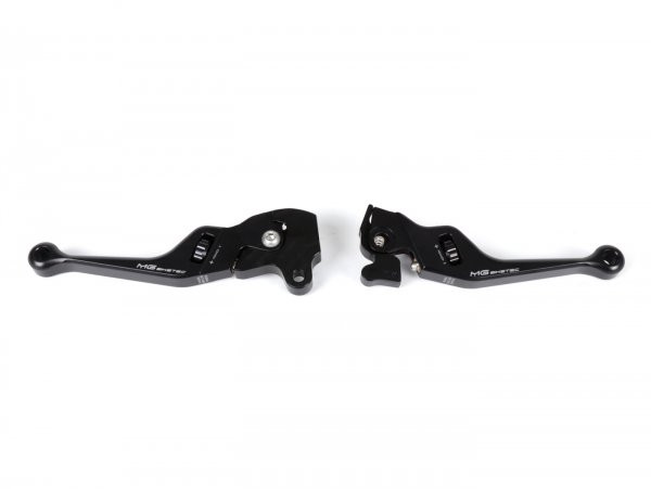 Pair Of Brake Levers Mgbiketec  Black
