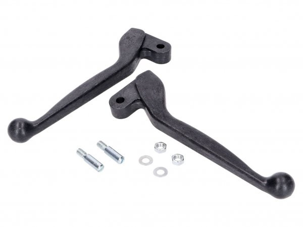 Brake Lever And Clutch Lever Set 101 Octane  Black