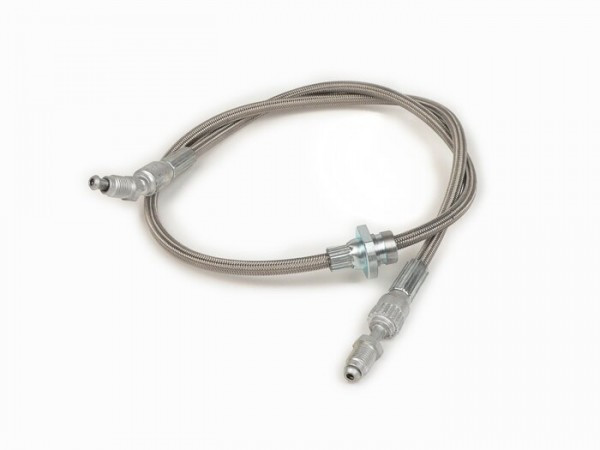 Brake Hose, Rear Oem Quality  Braided Steel Coating