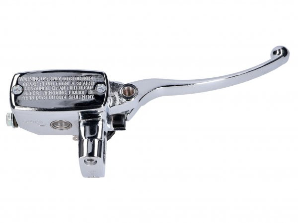 Brake Master Cylinder 101 Octane For Gy6 Grand Retro  Right  Chrome  Handlebar Ø = 25mm