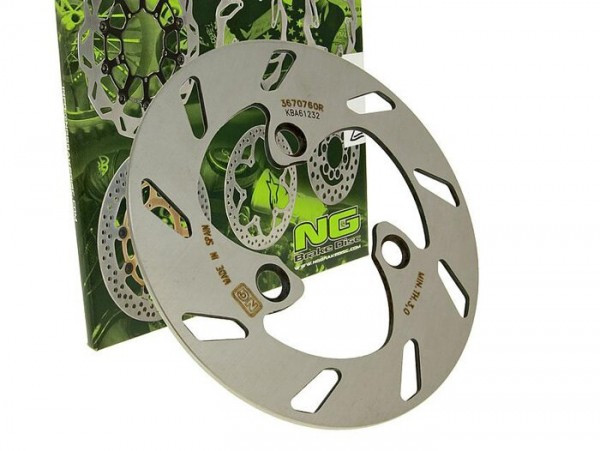Brake Disc Ng Ø180x58x3.5mm Peugeot Elystar 50 Front Lhs
