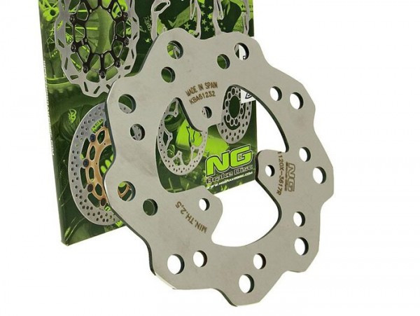 Remschijf ng Wavy Ø155x42x3mm Peugeot Ludix 50 Snake (2008-2009) voorkant Links