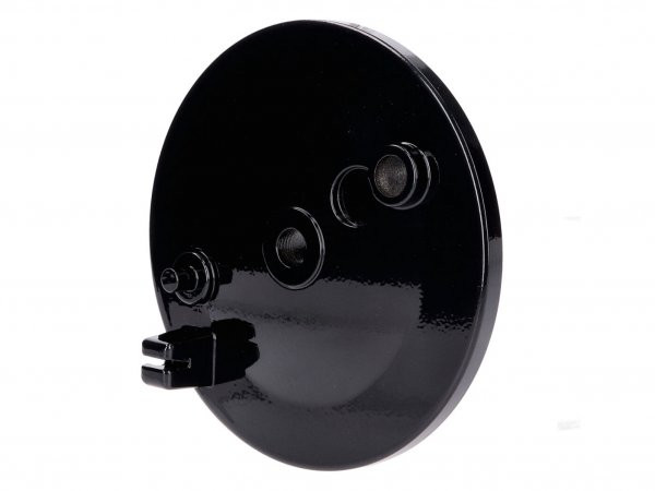 Rear Brake Cover W/o Stop Light Switch Hole, Black 101 Octane
