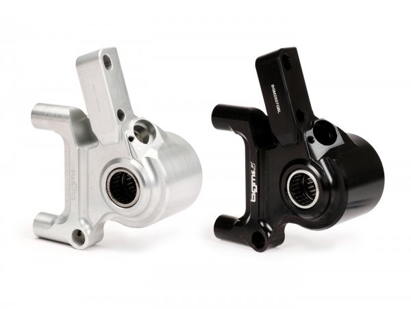Front Brake Caliper Bracket BGM Cnc Touring, Brake Drum Type Piaggio/grimeca Ø20mm  Silver