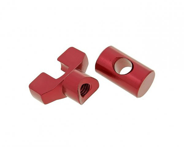 Brake Cable Adjuster Set 101 Octanem6 Thread Aluminum Red  Universal
