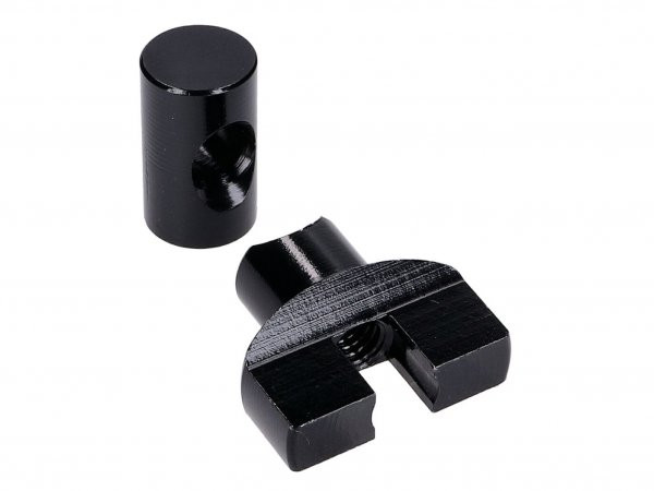 Brake Cable Adjuster Set 101 Octanem6 Thread Aluminum Black  Universal