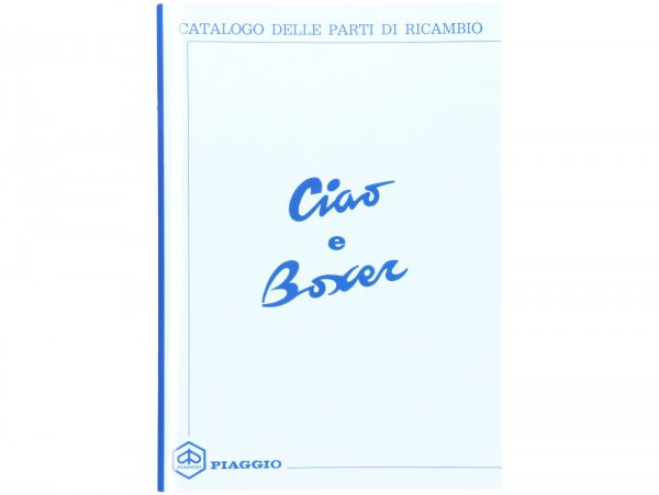 Spare Parts Calalogue Piaggio Piaggio Ciao And Boxer  Italian