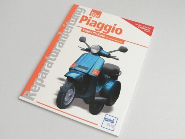 Book Reparaturanleitung Vespa Modelle 1959-91 Ab 125cc Largeframe