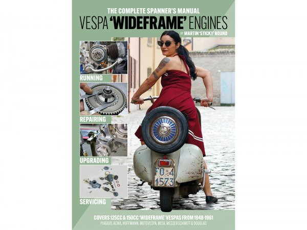 Book The Complete Spanner's Manual– Vespa Wideframe Engines   Language English