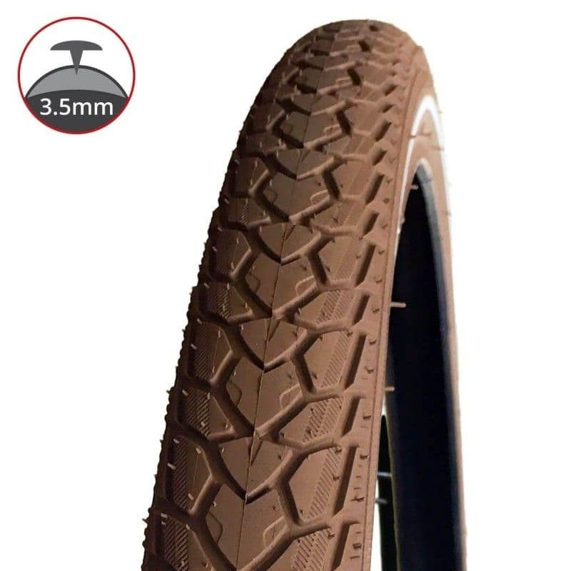 Buitenband Fiets Rexway 28X1.75 Anti-Leklaag Bruin