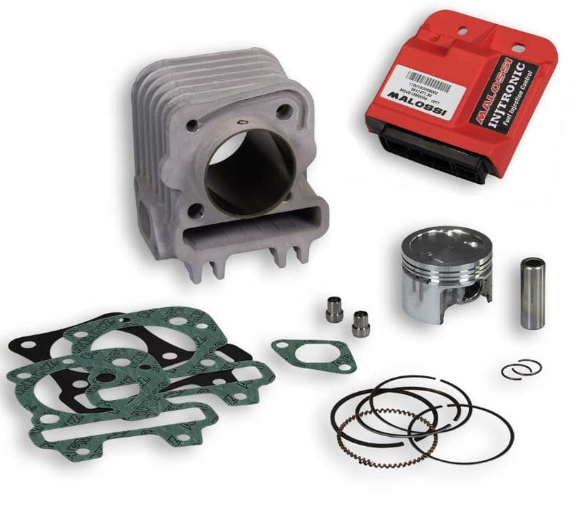 Cilinder Malossi 49,0Mm + Ecu | Piaggio 4T 3V