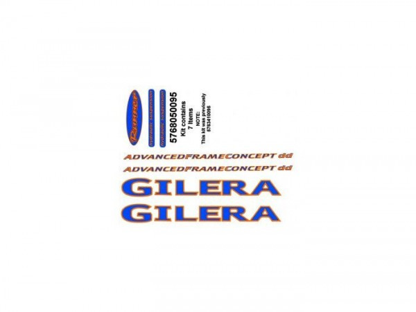 DekorSet Piaggio- Gilera Runner - zilvern Moonlight (729)