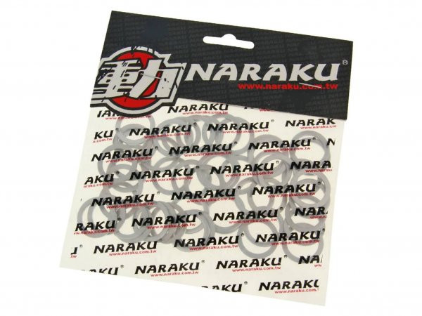 Aluminum Seal Rings Naraku 16x22x1.5mm 50 Pcs