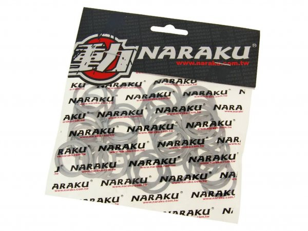 Aluminum Seal Rings Naraku 20x26x1.5mm 50 Pcs
