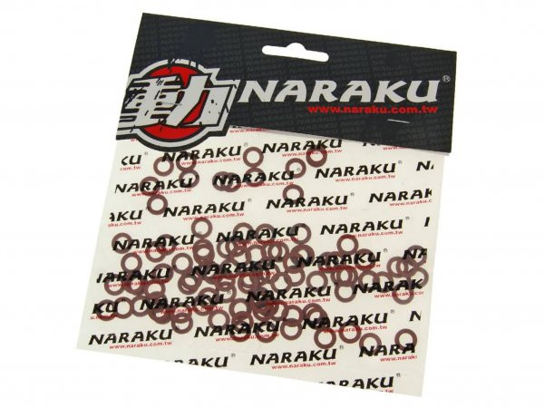 Fiber Seal Rings Naraku 5x9x1mm 100 Pcs