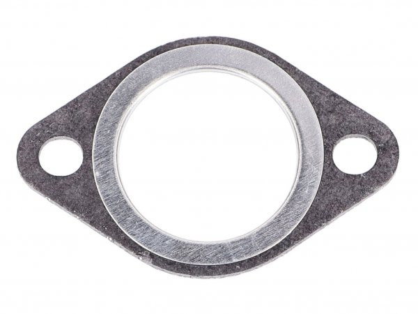 Gasket Exhaust Outlet Reinforced Flat 27mm 101 Octane For Puch Maxi