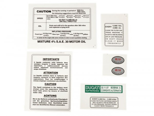 Running In Sticker Oem QualitÄt