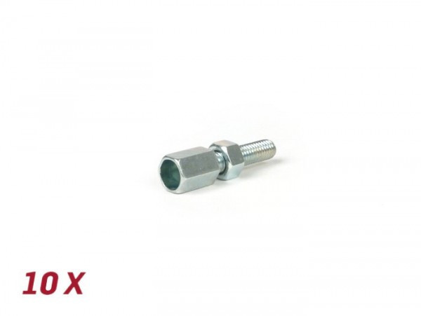 Adjuster Screw Set M5 X 20mm (Øinner=6.9mm) BGM Original (used For Gear Selector Vespa)  10 Pcs