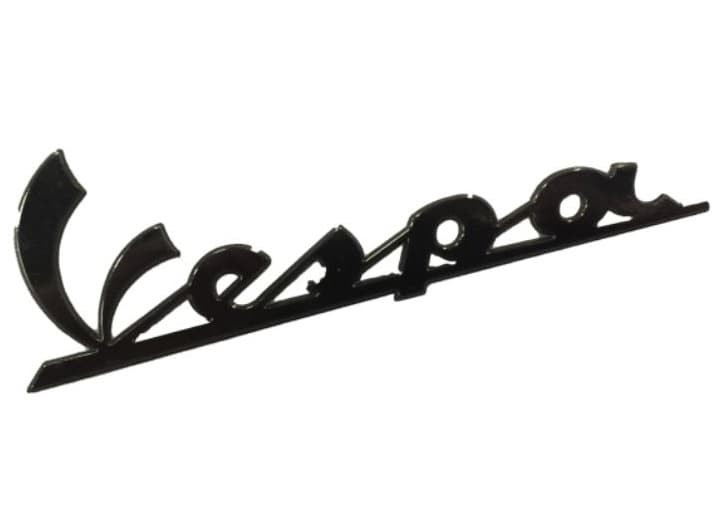 Embleem Oem Vespa Groot 150Mm Zwart | Vespa Primavera / Sprint (Smoke)