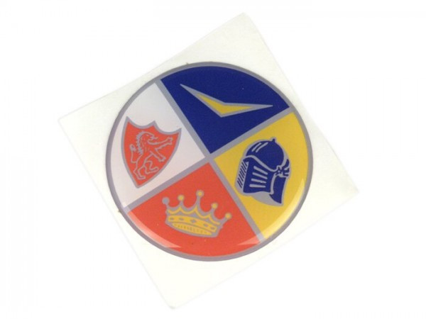 Badge For Fork Link Cover Fa Italia Vespa 1954-1979  4 Colours