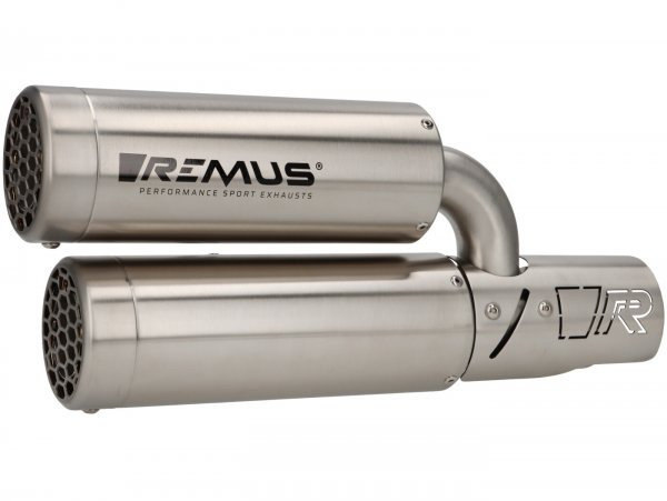 Silencer Remus Rs Double Mesh   Stainless Steel Brushed