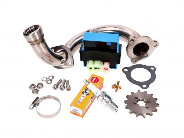 Derestriction Kit Cdi Unit Adjustable / Stainless Steel Manifold 101 Octane