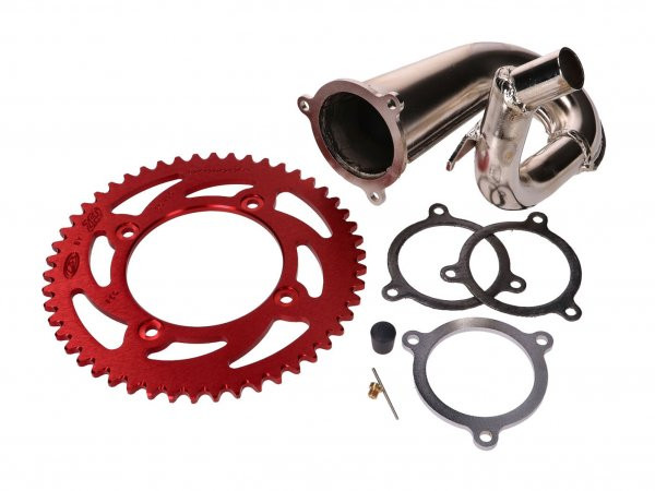Derestriction Kit Premium W/ Chromed Exhaust Manifold 101 Octane For Beta Rr50 Track 2018- E4