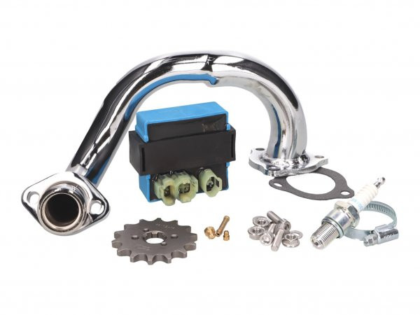 Derestriction Kit Premium / Chromed Manifold 101 Octane