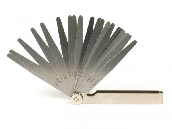 Feeler Gauge Universal  0.051.00mm + 0.0020.040 Inch