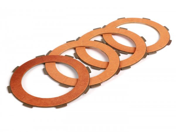 Clutch Friction Plates Ferodo 'race 'high Performance Carbon' Vespa Cosa2  4 Plates
