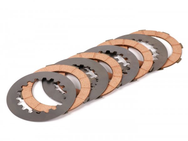 Clutch Friction Plate Set Incl. Steel Plates Ferodo 'standard' Vespa Cosa2  4 Plates
