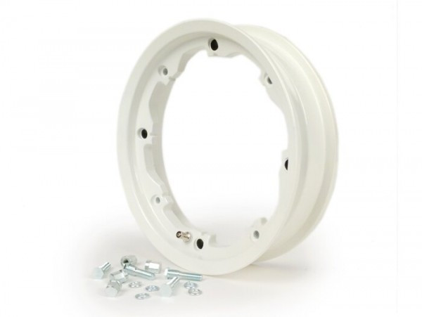Wheel Rim Fa Italia, Tubeless, Octopus, 2.1010 Inch, Auminium  White