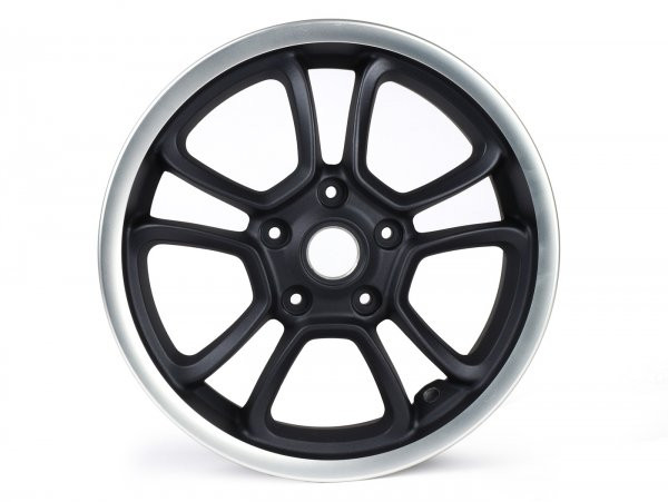 Wheel Rim, Graphite/polished, Front Piaggio 3.0012 Inch