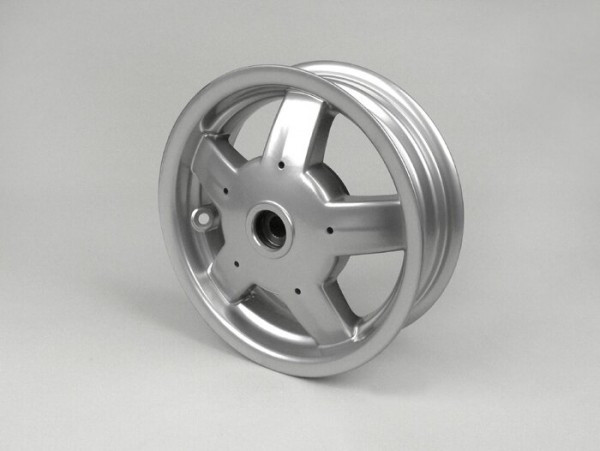 Wheel Rim, Rear Piaggio 3.0010 Inch  Silver