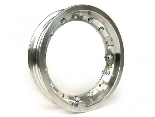 Velg Pinasco, V2.0, Tubeless  2.1010 Velg Aluminium, Teilbar  Aluminium Poliert