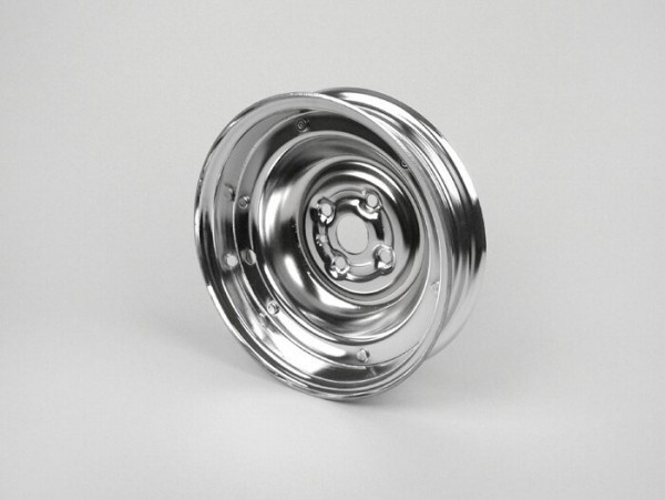 Wheel Rim Vigano 2.1010 Inchvespa (type V50 10 Inch  4 Inner Holes)  Chrome