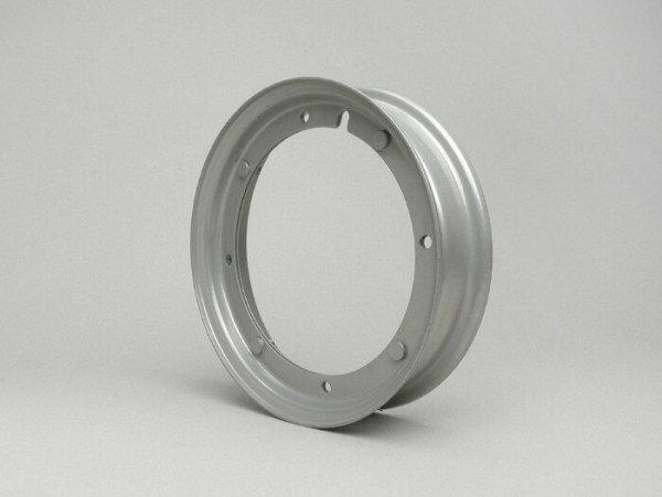 Wheel Rim Vigano 1.809 Inch, Steel  Vespa (type V50 9 Inch  4 Outer Holes)  Grey