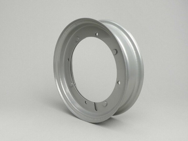 Wheel Rim Vigano 2.1010 Inch, Steel  Vespa (conversion V50 9 Inch  4 Outer Holes To 10 Inch  4 Outer Holes)  Grey