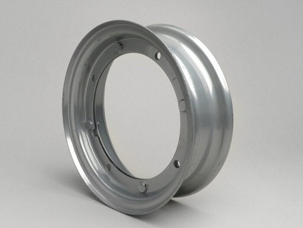 Wheel Rim Vigano 2.108 Inch, Steel  Vespa (type Super  4 Outer Holes)  Grey