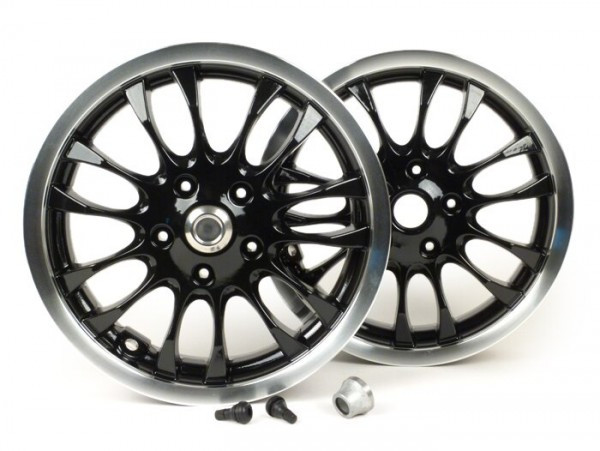 Pair Of Wheel Rims Incl. Conversion Kit Piaggio 3.0012 Inch