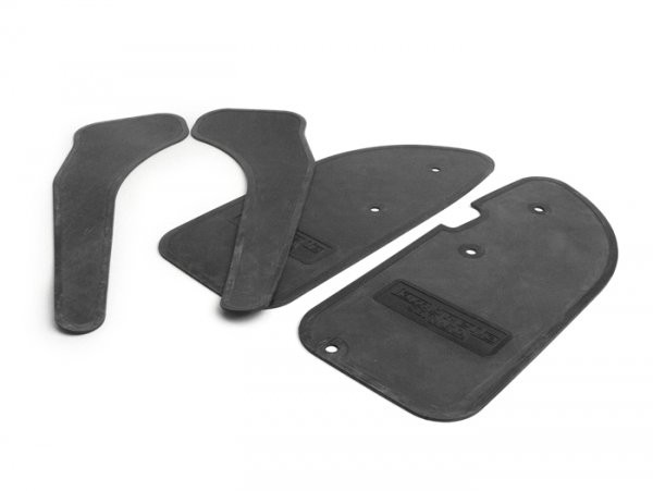 Floor Mat Lambretta Serveta (4 Pcs)  Black