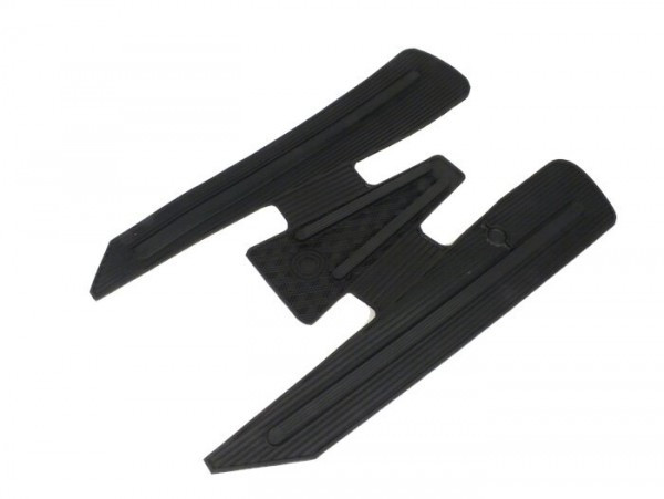 Floor Mat Nisa With Footboard Stripes On Frame Tunnel  Black