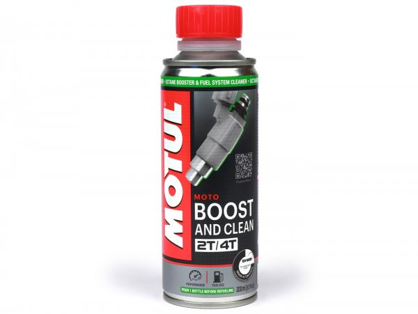 Fuel System Clean Moto + Oktan Booster Motul Boost & Clean Moto 200ml