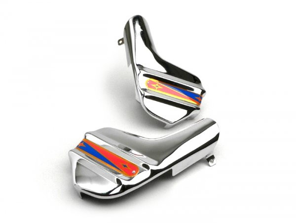 Fork Cover Casa Lambretta Super  Chrome