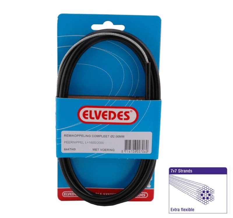 Gaskabel Compleet Elvedes Ton 49-Draads (6433-49)