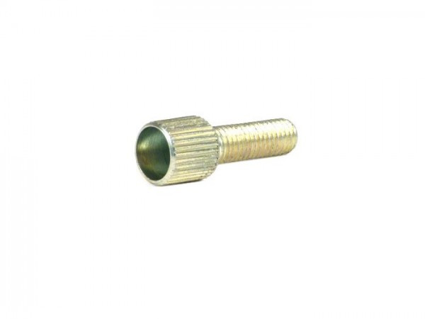 Throttle Cable Guide Dellorto M5 X 0.75  0°  With Counter Nut